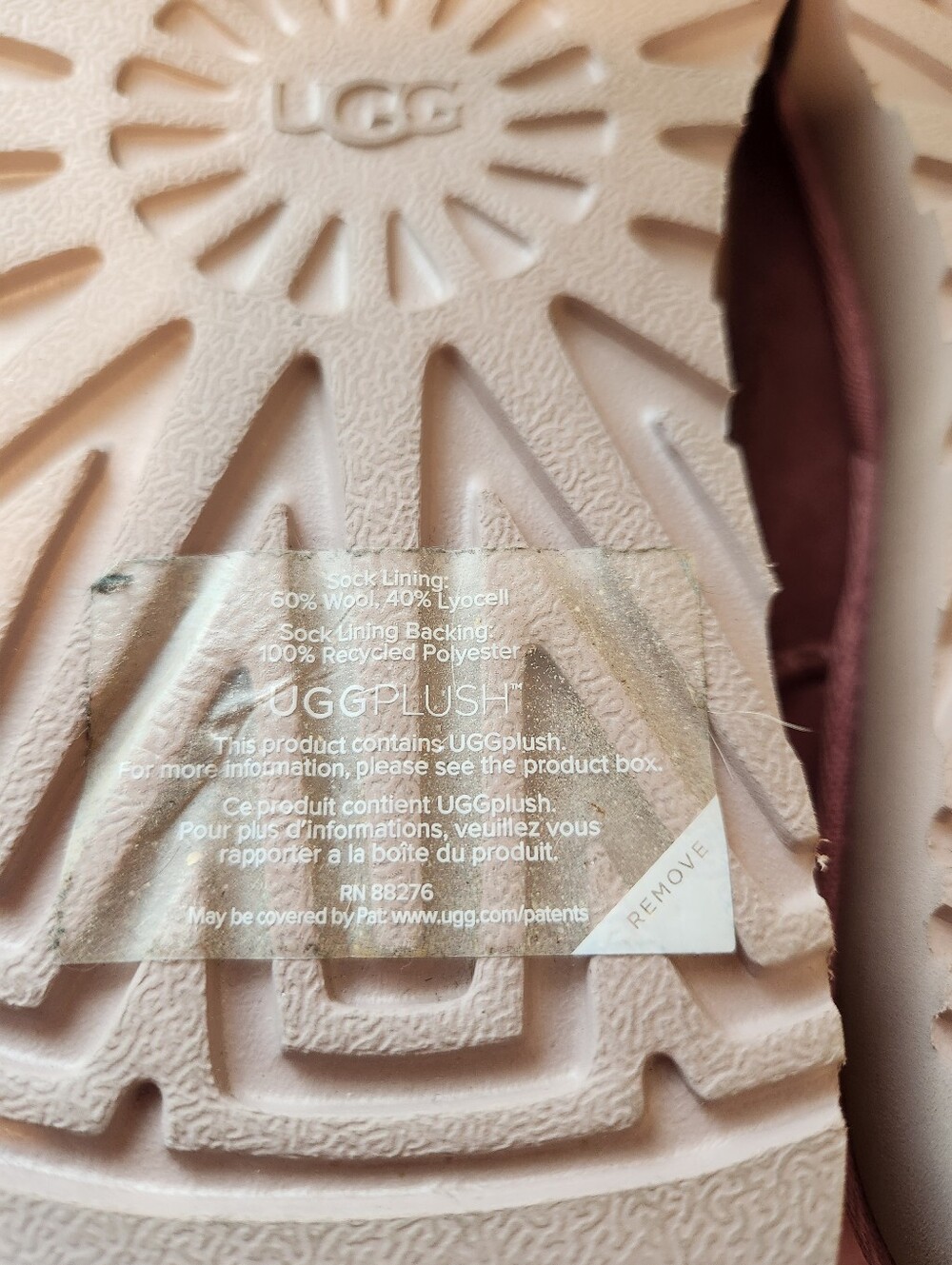 UGG Classic Ultra Mini Boots In Dusty Orchid Size 7 - Picture 12 of 14